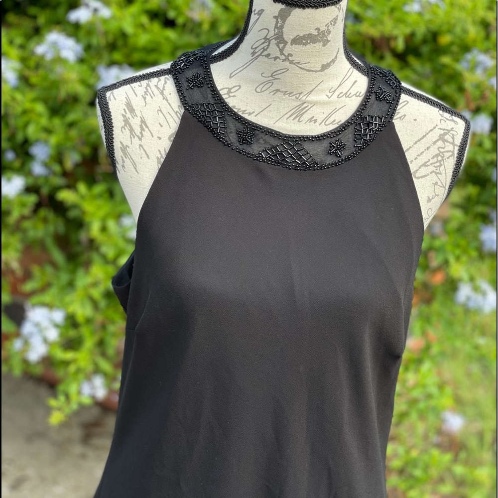 Donna Morgan Black Sleeveless Dress size 16 - Picture 4 of 8